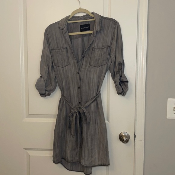 Believer heart button up dress - Picture 1 of 3